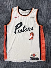 Detroit Pistons Cade Cunningham Nike City Connect Jersey Size 54 XL See Photos picture