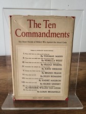 The Ten Commandments 10 Short Novels Of Hitlers War Against The Moral Code 1943 picture