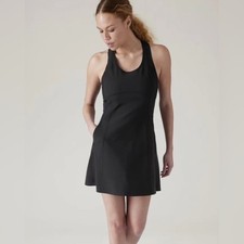 Athleta Levitate Dress Black Small Petite Never Worn picture