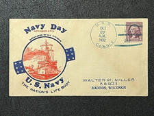 USS Gamble (DM-15) 1932 Naval Cover - Navy Day LE213 picture