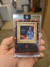 Michael Jackson Keepsake Album Collection Card #33 History Cracked Ice Red 22/25 picture