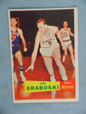 1957-58 Topps - Joe Graboski #41 (RC)  Philadelphia Warriors picture