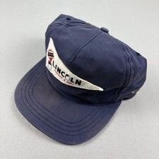 The Ampal Creative Hat Cap Strapback Blue Twill Lincoln Market & Deli Patch USA picture