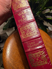 Easton Press War and Peace Leo Tolstoy Leather Bound SEALED Gold Gilt picture