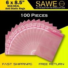 100 x Pink Anti Static Shielding Bags 6