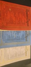 VTG 1937-1938 Reader’s Digest Lot (3)EXCELLENT Norman Rockwell Insert + Sub Card picture