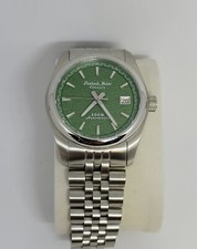 Detroit Mint Classic Automatic Vintage Sports F1 Driving Watch Willow Green picture