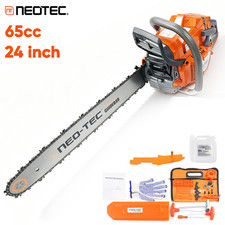 65cc Chainsaw Gas Power with 24'' Guide Bar and Chain Compatible with Husqvarna picture