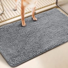 2PACK Absorbent Dog Door Mat For Muddy Paw Non-Slip Washable 24x17inch/32x20inch picture