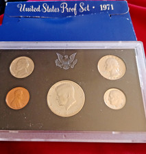 1971-S United States Mint 5 Coin Proof Set Original Government Packaging Coins picture