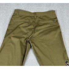 Volcom Stone Monty Pants Men's Chinos Monty Pants 36 Olive (FITS 38) picture