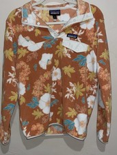RARE Patagonia Synchilla Snap-T Fleece Pullover Flower Power XS picture