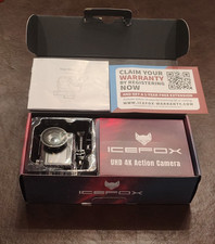 ICEFOX i8 UHD 4K Action Camera WiFi Dual Screen 30M Waterproof New Open Box picture
