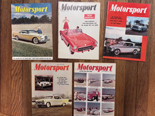 MOTORSPORT Magazine Vintage 1956 Lot of 5  Good Condition picture