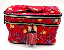 Estee Lauder Double Layer Makeup Train Case Bag with Handle & Build in  Mirror picture
