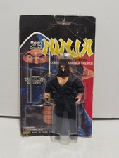 Rare Vintage Mystery of the Oriental Ninja Action Figure & Weapon Emson 1985 picture