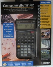 CALCULATED INDUSTRIES CONSTRUCTION MASTER PRO 4060 CALCULATOR. NEW, OPEN BOX. picture