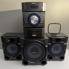 Sony MHC-EC909iP Mini Hi-Fi Shelf Stereo System CD Player Subwoofer No Remote picture