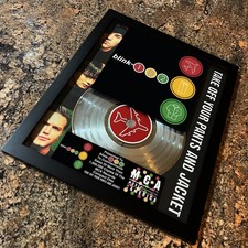 BLINK 182 Take Off Your Pants & Jacket Platinum Music Award Vinyl LP Record CD picture