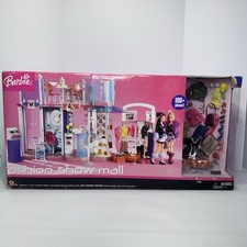 2004 Barbie Mattel Fashion Show Mall Playset 100+ Pieces G5214 - SEALED - Rare - picture