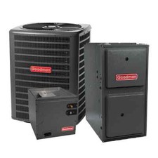 GOODMAN 3 TON 13.5 SEER2 AC & 96% AFUE 80,000 BTU GAS FURNACE SYSTEM - UPFLOW picture