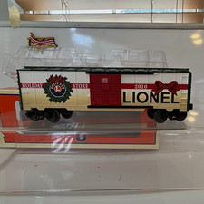 Lionel O Gauge 3-Rail Holiday Stores Christmas Limited Box Car 2010 6-52575 picture