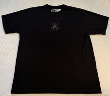 Sp5der TM Phantom Rhinestone Tee Black Size M picture