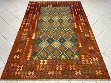 7x10 ft Large Oriental Handwoven Turkish Modern Traditional Tribal Wool Area Rug picture
