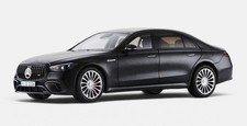 2025 Mercedes Benz S63 AMG E-Performance Black Metallic 1:18 by NZG picture