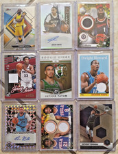 HUGE AUTO, GAME USED, ROOKIE, BASKETBALL CARD LOT LOADED picture