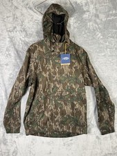 AFTCO Tech Fleece Reaper Hoodie Mossy Oak Green Leaf Camo Face Mask Men’s Large picture