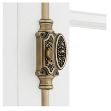 Signature Hardware Helmina Brass Cabinet Cremone Bolt Antique Brass SH553291AB picture
