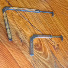 Stanley Vintage Original No. 3 2 1/2 Folding and No. 36 Wooden Rule Lot of 2 picture