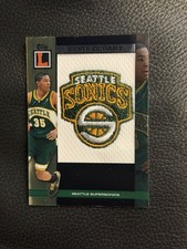 2008 Topps Kevin Durant Letterman Logo Patch # 9/9 Seattle Sonics Rare 1/1 picture