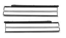 OER Chrome/Black Tail Lamp Bezel Set 1984-1987 Regal Limited and T-Type picture