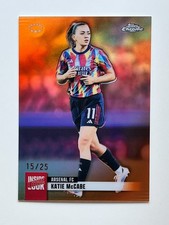 2025-26 Topps Chrome Katie McCabe Orange /25 Inside Look UEFA Women UWCL picture