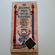 The Tony Hillerman Indian Country Map & Guide Triiple Signed Limited Edition picture