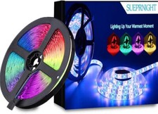 16.4ft RGBW LED Strip Light SMD 5050 Tape Light 300 LEDs for Room Waterproof picture