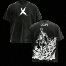 Vintage Cyclops X‑Men Double‑Sided Graphic 100% Cotton T‑Shirt picture