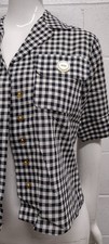 1940s Gingham Shirt S/M BARBARA FIELDS by JOYCE OF CHICAGO Love Lucy 50s picture