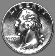 1961-P Washington Quarter - Brilliant Uncirculated - #8349-98 -  picture