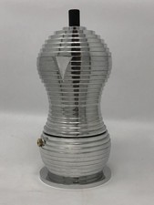 Alessi MDL02/3 B Pulcina Stove Top Espresso 3 Cup Coffee Maker in Aluminum... picture