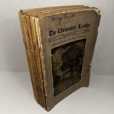 1930-31 The Chemistry Leaflet Vol IV Complete 34 Issues Science Service ACS RARE picture