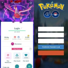 Pokémon Go | Shiny Dynamax Lugia ✨ Mini PTC 80k Stardusts picture