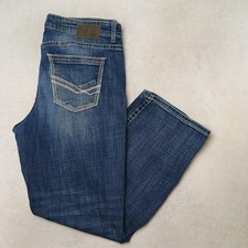 Buckle BKE Jeans Men 40x32 Blue Seth Straight Stretch Medium Wash Denim 5-Pocket picture