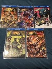 GODZILLA TEENAGE MUTANT NINJA TURTLES 1-5 SEALED UNCIRCULATED 1ST EDITION SET picture