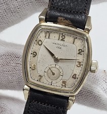Vintage 1949 Man’s HAMILTON BELDON Two Tone Dial 10k Gold Filled Mechanical Wind picture