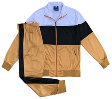 Men's Spring Tracksuit Jogger Activewear Full Zip Sports Set Casual Wear picture