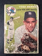 1954 Topps Yogi Berra #50 very poor soft paper loss picture