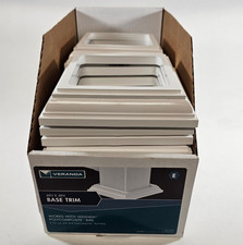 Veranda 4x4 Base Trim White Lot of 24 PolyComposite Rail Post Covers New picture